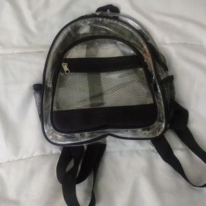 Clear backpack
